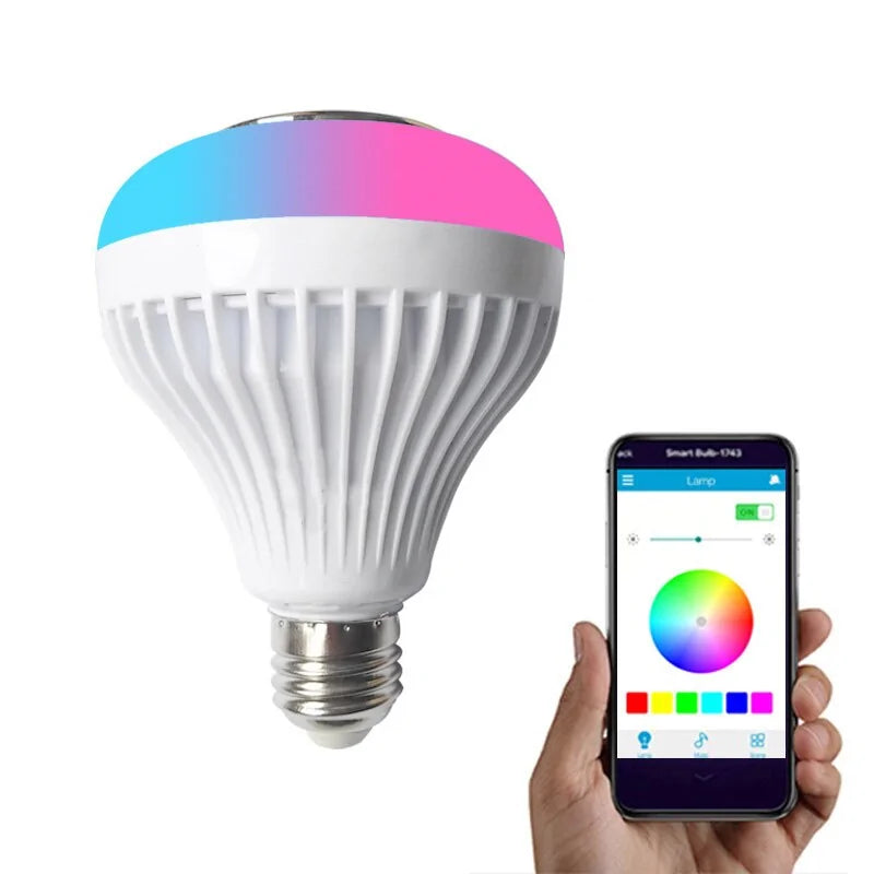 LED Bulb RGB Light Wireless Bluetooth Audio Speaker