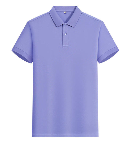 200g Island cotton polo shirt, cotton , cashmere texture, silk luster, moisture-wicking, anti-wrinkle, wear-resistant, short-sleeved