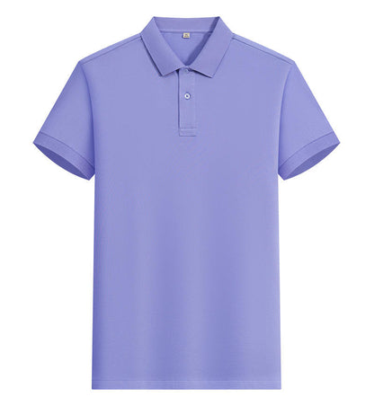 200g Island cotton polo shirt, cotton , cashmere texture, silk luster, moisture-wicking, anti-wrinkle, wear-resistant, short-sleeved