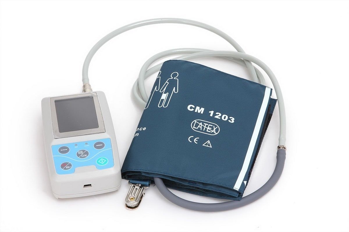 Ambulatory Blood Pressure Monitor USB Software 24h NIBP Holter ABPM50 FDA CE