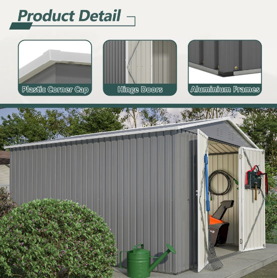 Large Metal Tool Shed