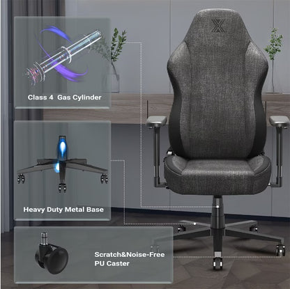 Lumbar Support, Flip Armrests, Headrests, Desk Chairs