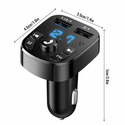 Bluetooth FM Transmitter Car Player Kit