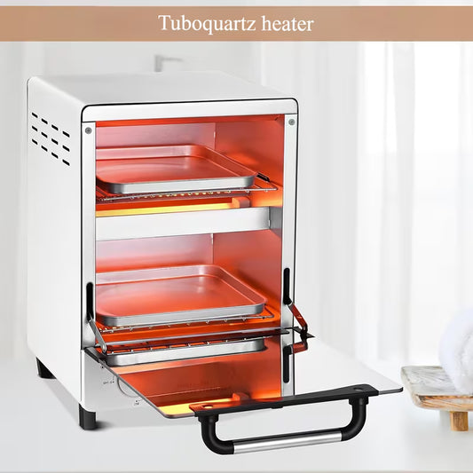 High Temperature Sterilizer, Large Capacity Dry Heat Stainless Steel Sterilizer with Temp And Timer Control, Max Timing 60min, Max Temperature 250 Celsius Or 482 Fahrenheit, with Stainless Trays, 110V Power