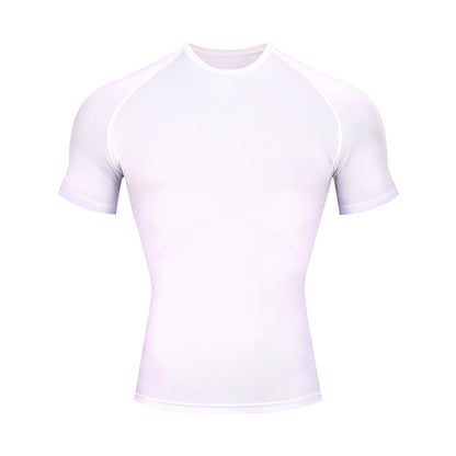 Sports tights Sports running quick drying T-shirt men breathable elastic short sleeve fitness wear men