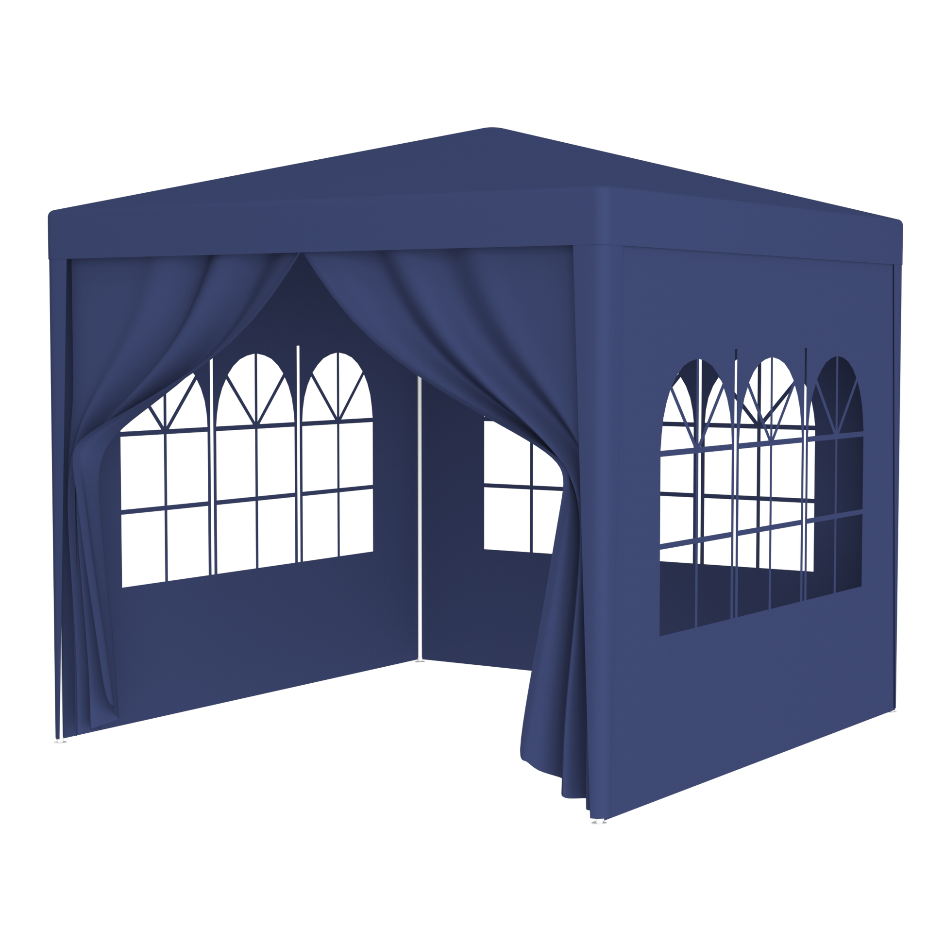 10'x10' Party Tent Outdoor Heavy Duty Gazebo Wedding Canopy + 4 Removable Walls ,Green by Dropsure