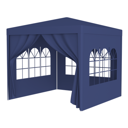 10'x10' Party Tent Outdoor Heavy Duty Gazebo Wedding Canopy + 4 Removable Walls ,Green by Dropsure