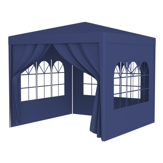 10'x10' Party Tent Outdoor Heavy Duty Gazebo Wedding Canopy + 4 Removable Walls ,Green by Dropsure