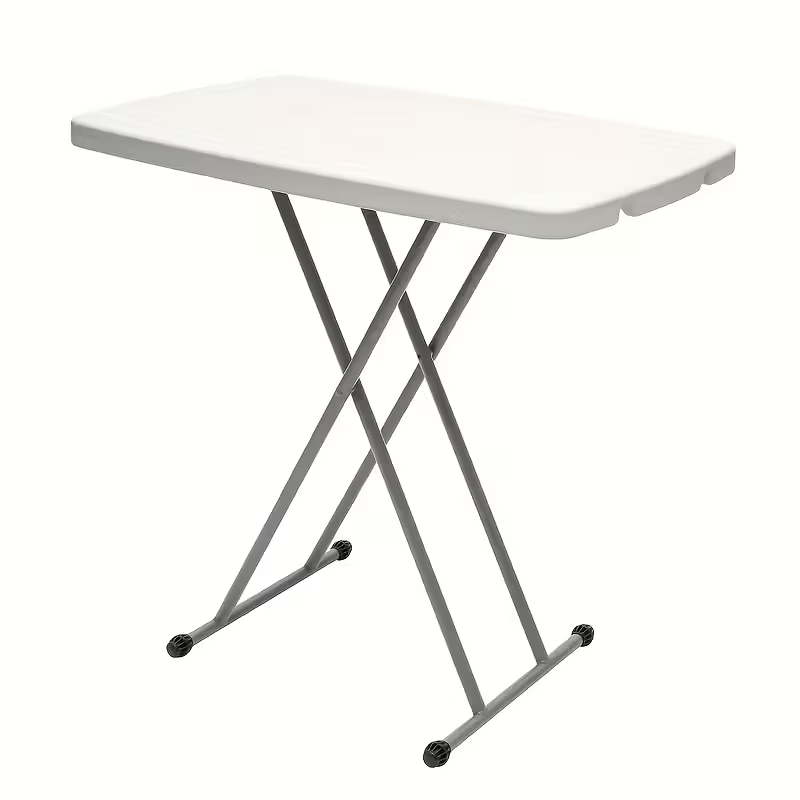 4ft/6ft Portable Plastic Folding Table – Indoor & Outdoor Dining by 2Dropme