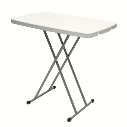 4ft/6ft Portable Plastic Folding Table – Indoor & Outdoor Dining by 2Dropme