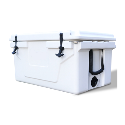 Khaki color ice cooler box 65QT camping ice chest beer box outdoor fishing cooler by Dropsure