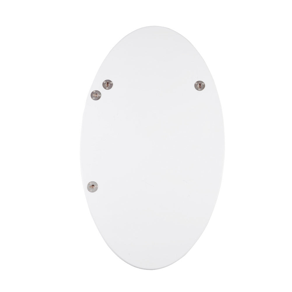 Frameless Beveled Wall Mounted Bathroom Mirror, HD Makeup Mirror, 25" Round Mirror by Dropsure