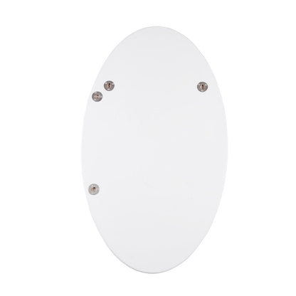 Frameless Beveled Wall Mounted Bathroom Mirror, HD Makeup Mirror, 25" Round Mirror by Dropsure