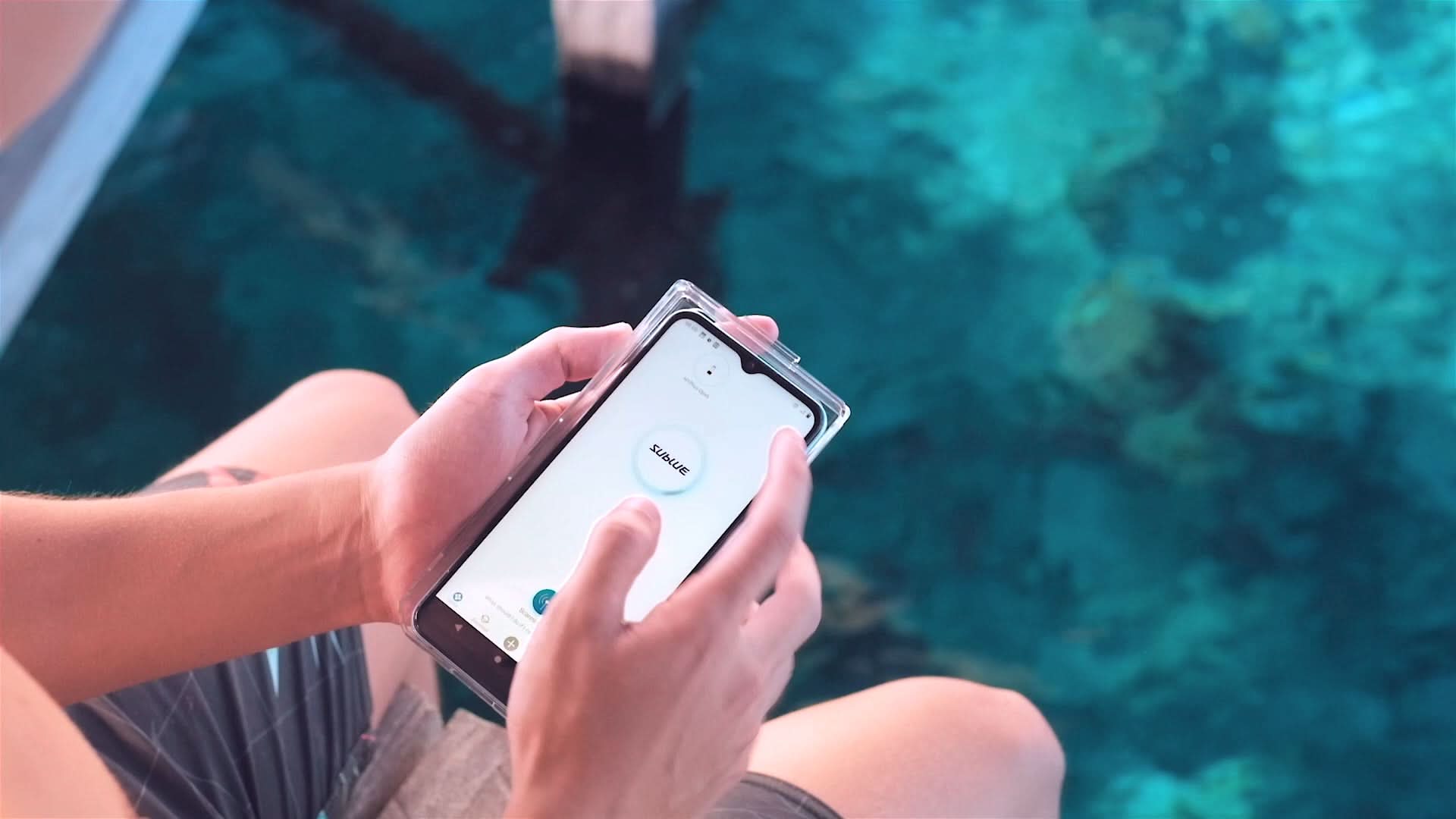 H1+ Smart Waterproof Phone Case by Sublue Underwater Scooter