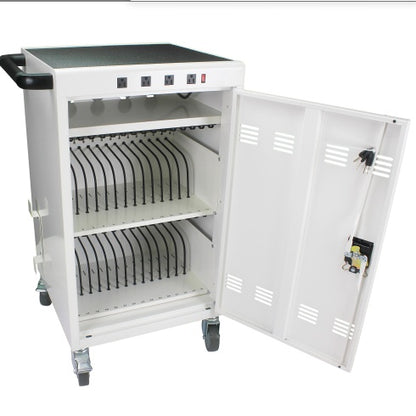 Mobile Charging Cart And Cabinet For Tablets Laptops 31 4 Device