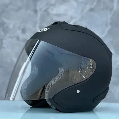 Ultralight Safety Motorcycle Helmet with Integrated Light