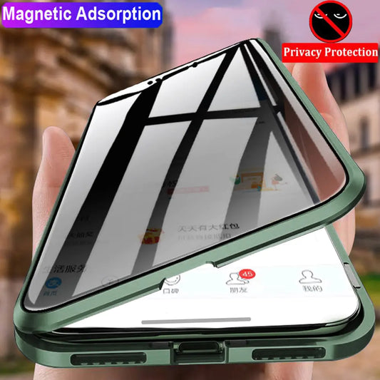 KISSCASE Magnetic Privacy Glass Case