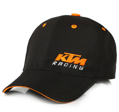 KTM Racing Cap for Off-Road Motorcycles and Baseball