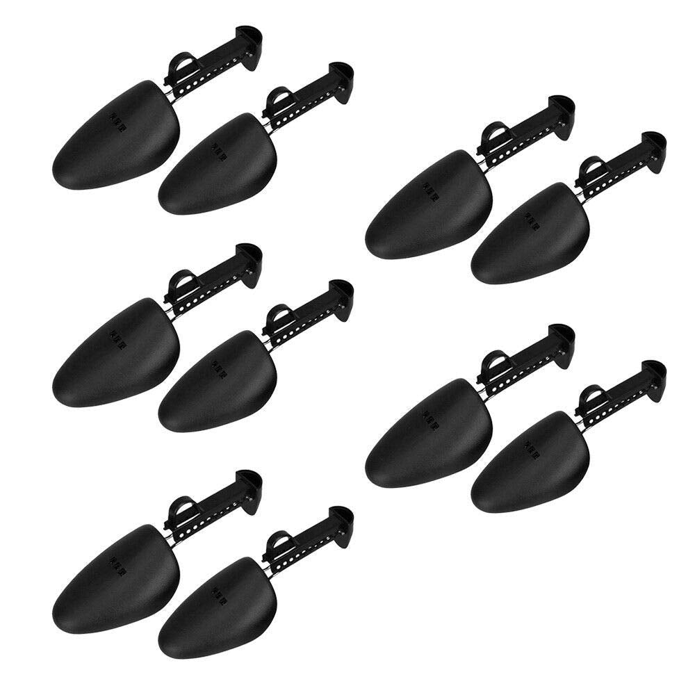 USA 5 Pairs of Shoe Trees I Adjustable Length Shoe Trees for Men I Shoe & Boot Trees I Men Shoe Tree Stretcher Boot Holder Organizers I Shoe Form Plastic I Heel Support by Anti Spier