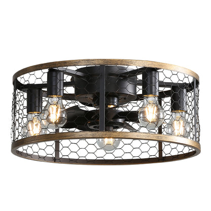 Metallic Black Ceiling Fan