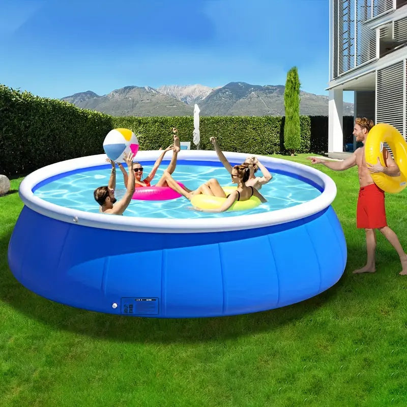 Inflatable swimming pool305*76 butterfly inflatable coil mesh pool by Dropsure