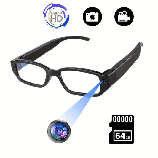 1pc Smart Glasses Camera 1080P Digital Video Recorder Action Camera for Traveling, Camping & Outdoor Activities, Adventure Gear, Modern Eyewear, Functional Design, Travel Recording, Compact Design, High quality Lens, Content Creators