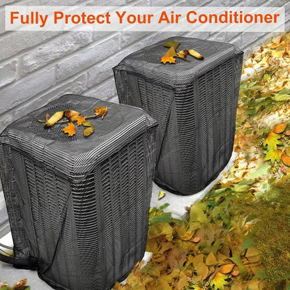 Four Seasons Anti-Blocking Mesh Outdoor Air Conditioner Cover | Easy to Install and Clean, AC Unit Protection - Prevents Debris Buildup