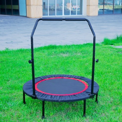 40 Inch Mini Exercise Trampoline For Adults Or Kids Indoor Fitness Rebounder Trampoline With Safety Pad Max. Load 300LBS