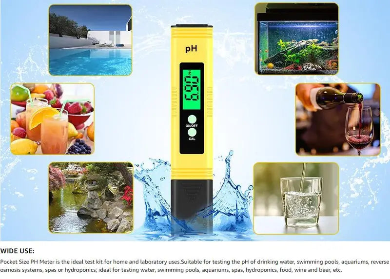 GOXAWEE PH Tester Pen for Precise Water Measurement