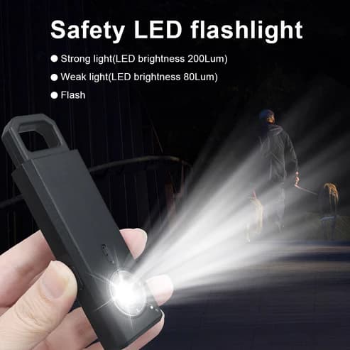 Self-Defense Security Alarm With Motion Sensor And LED