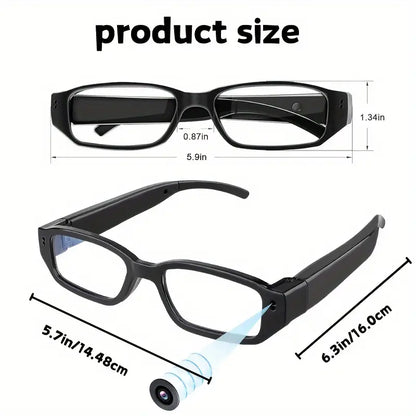 1pc Smart Glasses Camera 1080P Digital Video Recorder Action Camera for Traveling, Camping & Outdoor Activities, Adventure Gear, Modern Eyewear, Functional Design, Travel Recording, Compact Design, High quality Lens, Content Creators