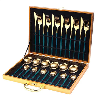 24 Pieces Luxury Cutlery Set