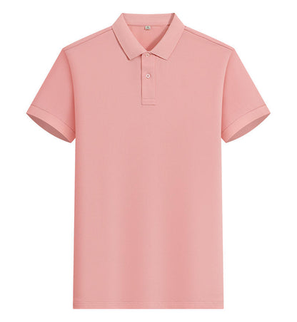 200g Island cotton polo shirt, cotton , cashmere texture, silk luster, moisture-wicking, anti-wrinkle, wear-resistant, short-sleeved