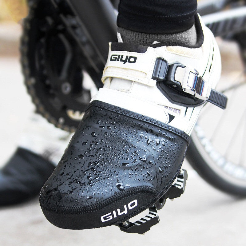 Windproof Warm Self-Locking Riding Shoe Tip Cover by Anti Spier