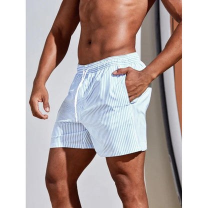 Beach pants men's large size quick dry loose thin men's shorts sports casual flower pants