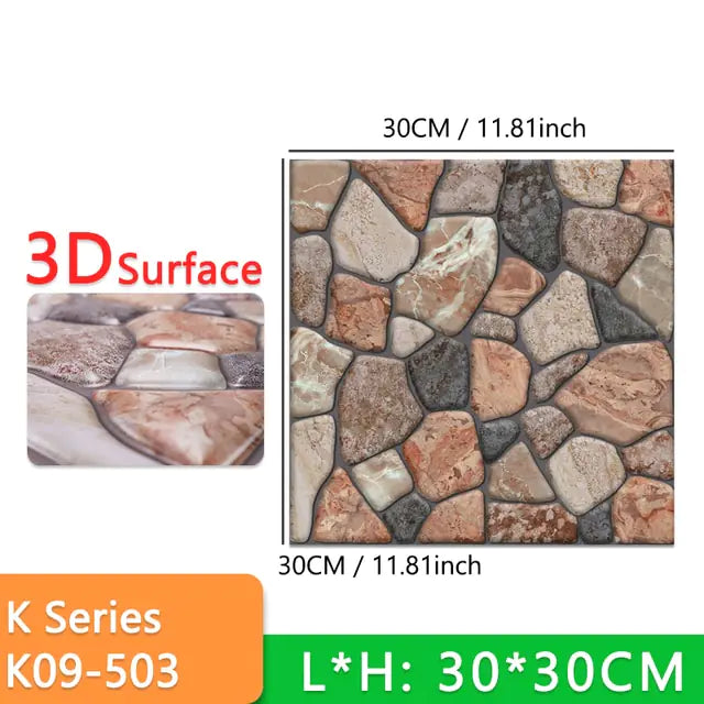 Thick Self-Adhesive Marble Floor Stickers