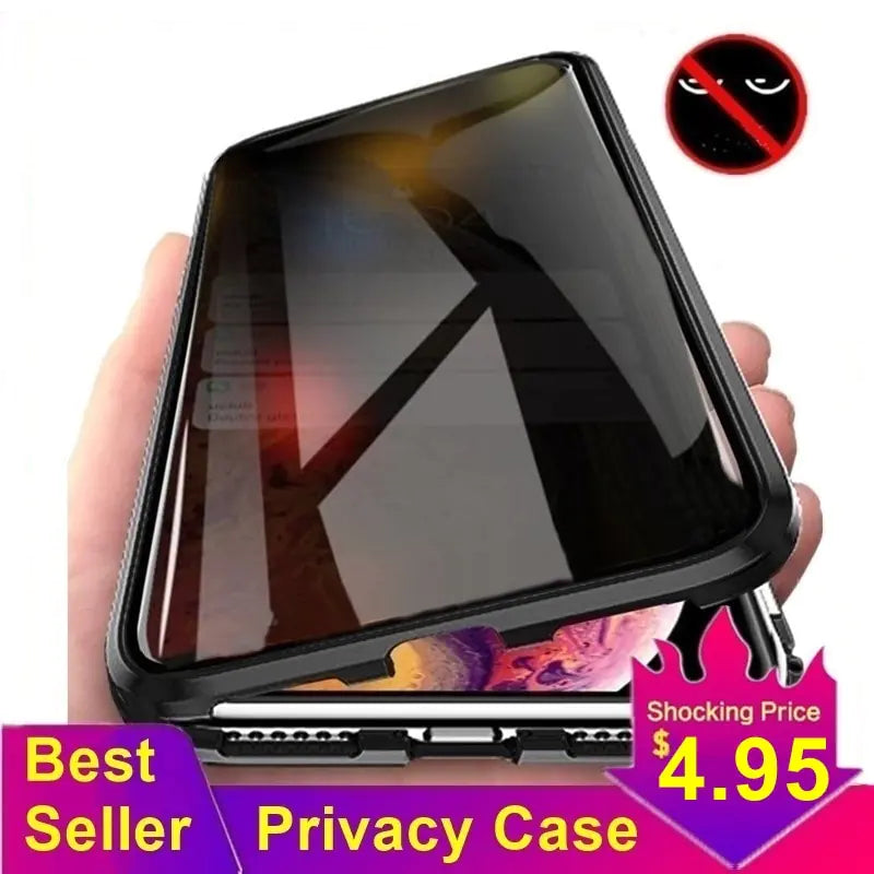 Privacy Magnetic Case For iPhone