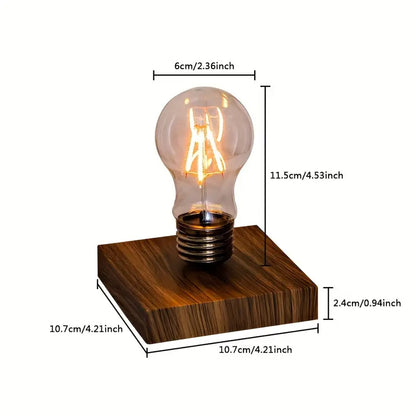 Levitating Light Bulb, Magnetic Floating Levitation Lamp, Decoration For Room And Office, Unique Tech Gift