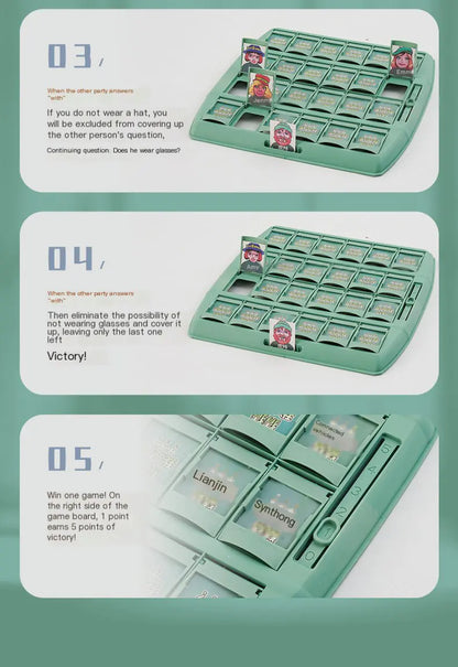 Guess Who? Logic Card Game