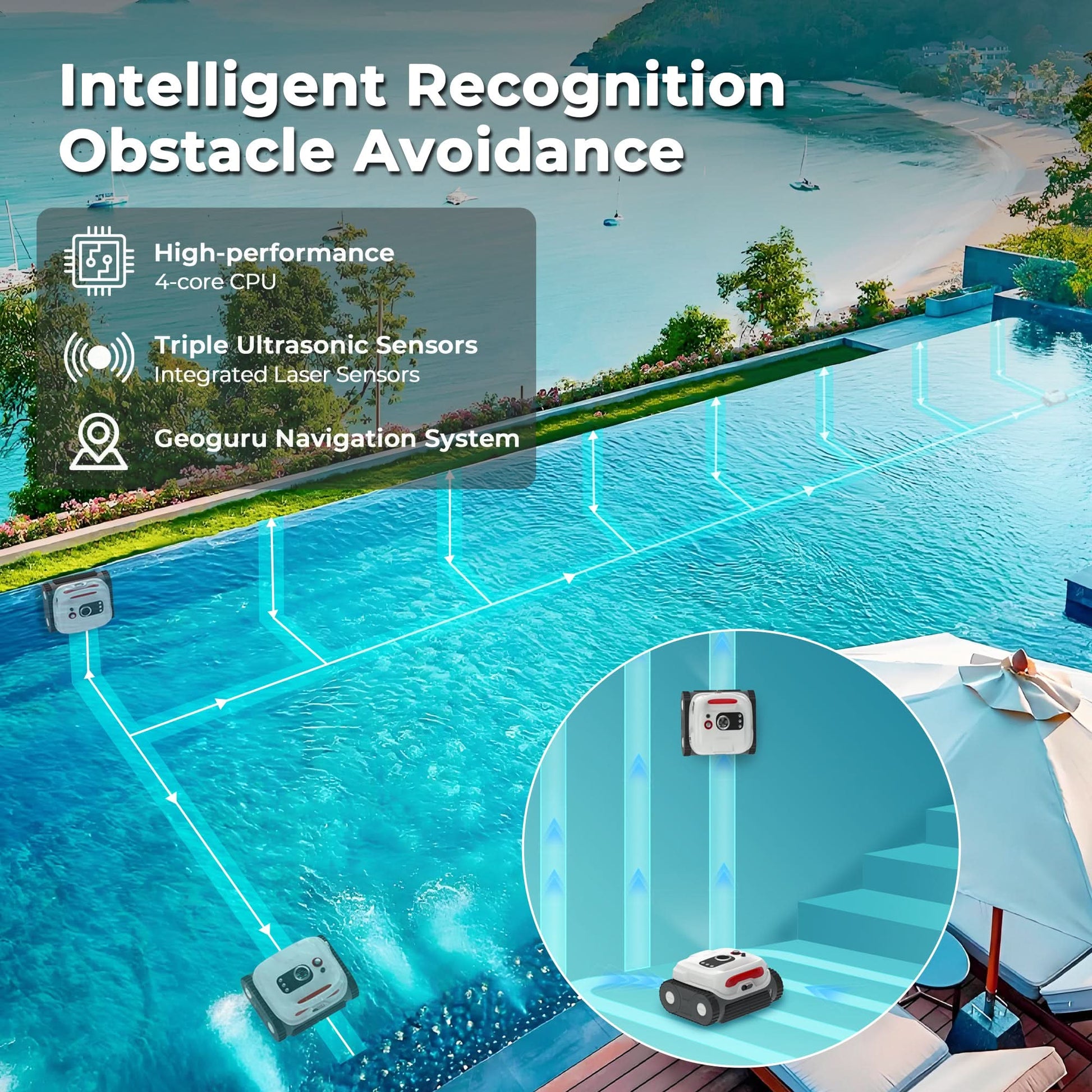 BN Pro Robotic Pool Cleaner by Sublue Underwater Scooter