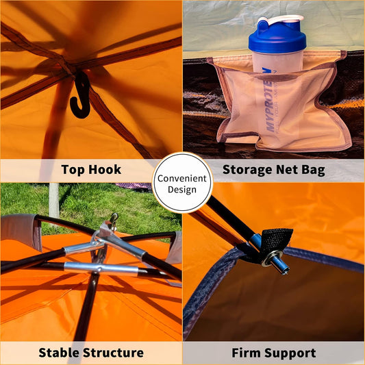 Person Family Camping Tent Portable Lightweight Waterproof Cabana Beach by Dropsure