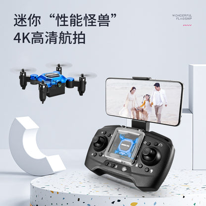 Mini folding high-definition remote control children's toy