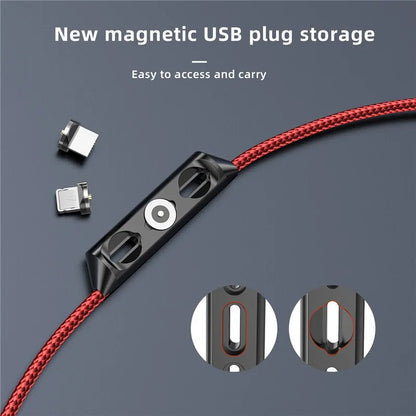 3 in 1 Magnetic Cable Plugs Case