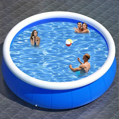 Inflatable swimming pool305*76 butterfly inflatable coil mesh pool by Dropsure