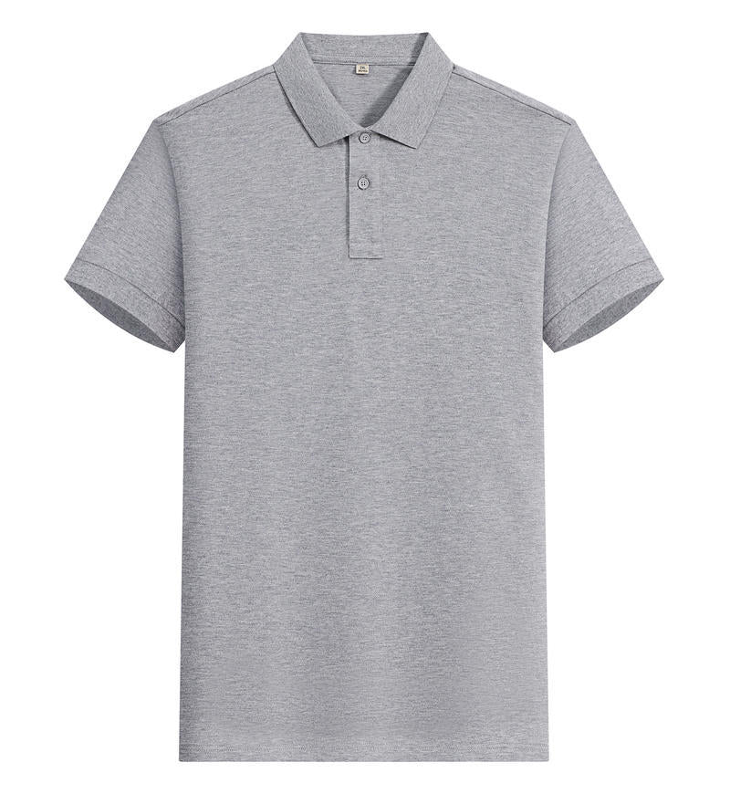 200g Island cotton polo shirt, cotton , cashmere texture, silk luster, moisture-wicking, anti-wrinkle, wear-resistant, short-sleeved