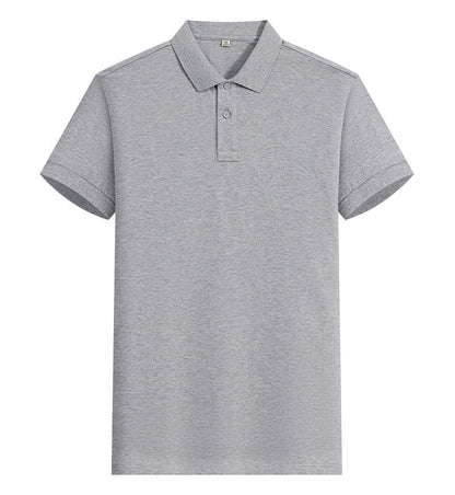 200g Island cotton polo shirt, cotton , cashmere texture, silk luster, moisture-wicking, anti-wrinkle, wear-resistant, short-sleeved