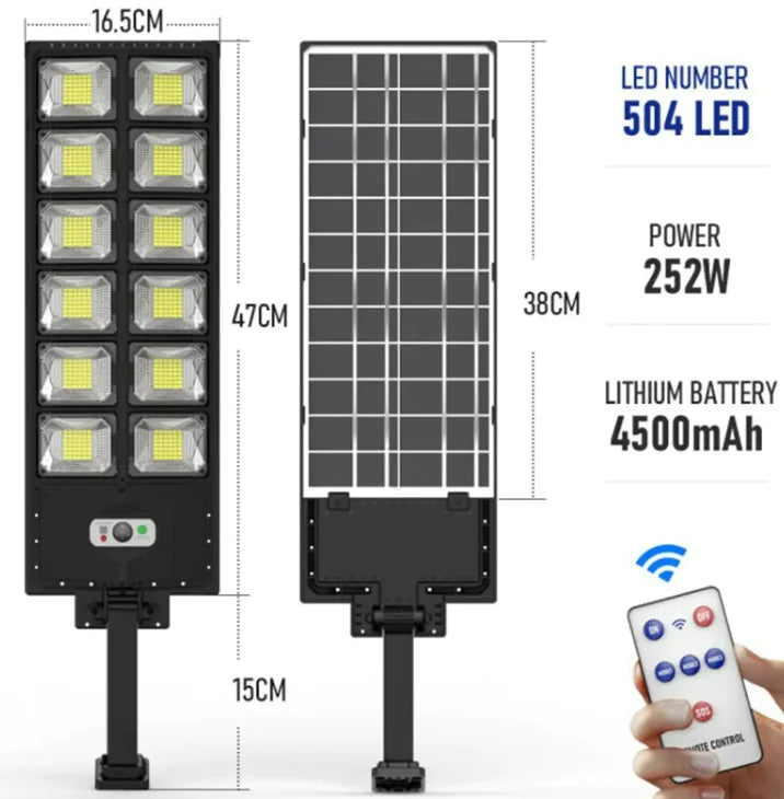 New Solar Double Row Street Light