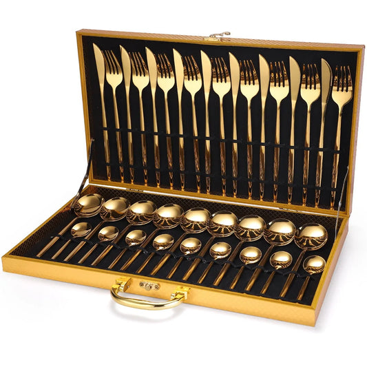 24 Pieces Luxury Cutlery Set