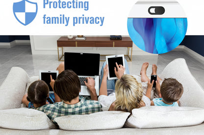 Universal Webcam Cover Slide, Ultra-Thin Camera Cover for Laptops, PC, Android and Apple Devices 0.022in Thick Web Blocker for Privacy and Security by Anti Spier