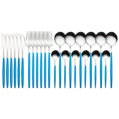 24 Pieces Luxury Cutlery Set